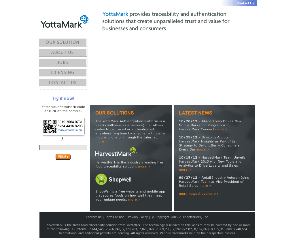 HarvestMark Logo - Owler Reports - YottaMark: Trimble Gobbles Up HarvestMark