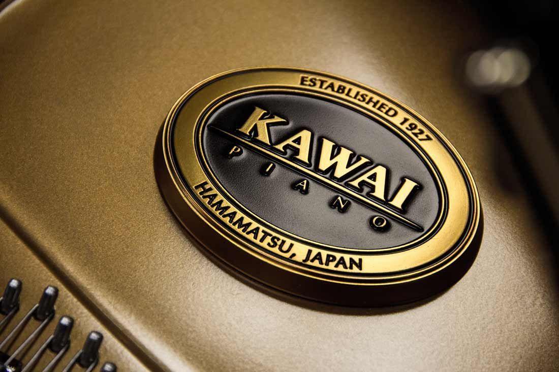 Kawai Logo - The gorgeous #logo on the cast iron plate of a #Kawai GX-2 Grand ...