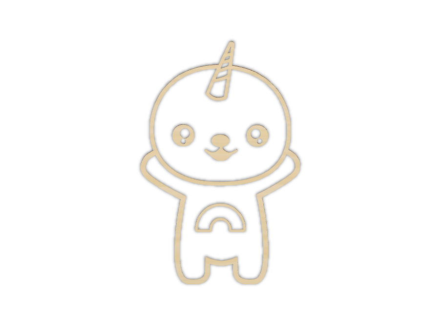 Kawai Logo - Slothicorn Kawai Logo - 3D design by Peter Bock on Mar 28, 2018