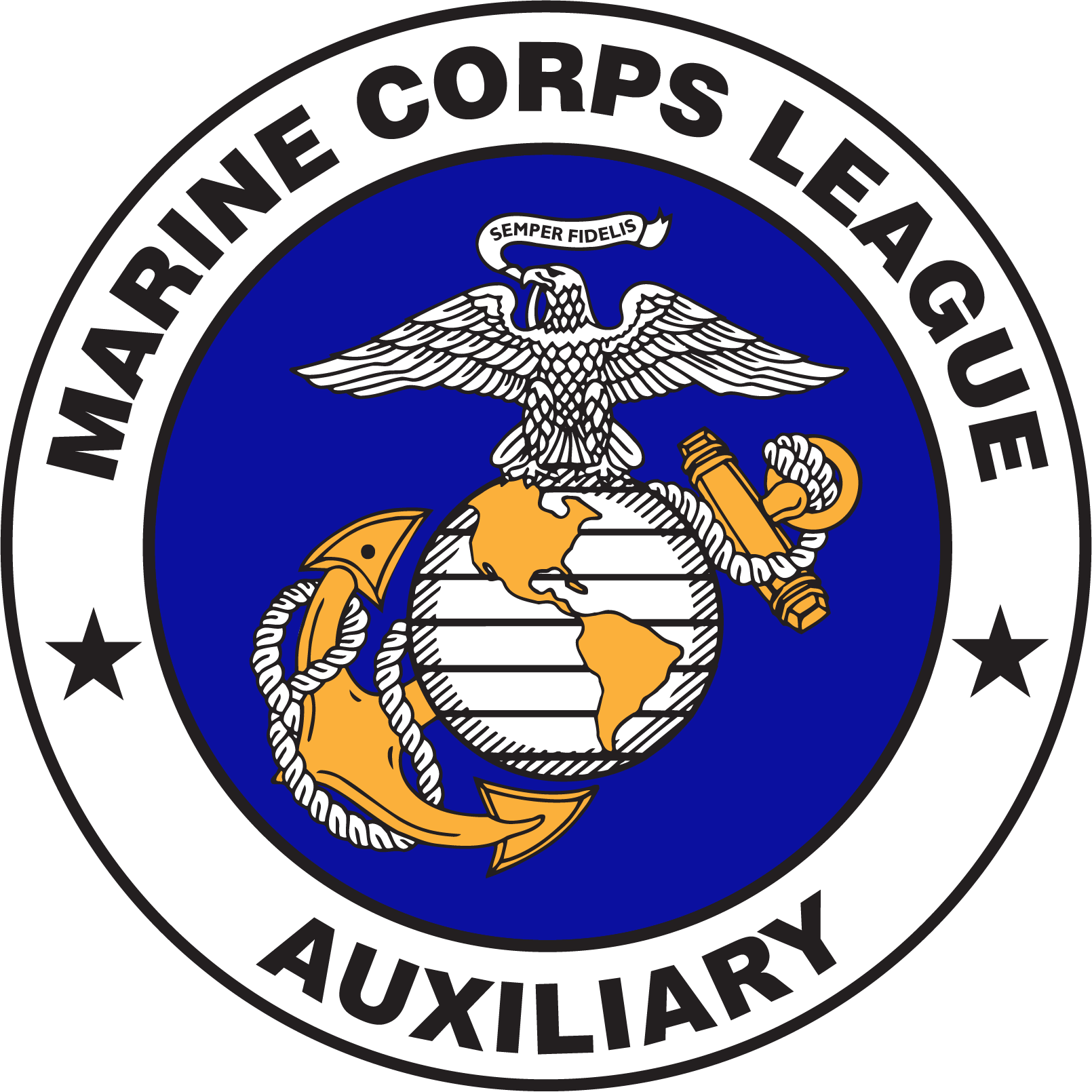 Aux Logo - Welcome Marine Corps League Auxiliary