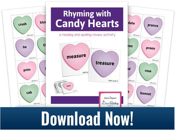 Rhyming Logo - Rhyming with Candy Hearts (FREE Rhyming Activity for Valentine's Day!)