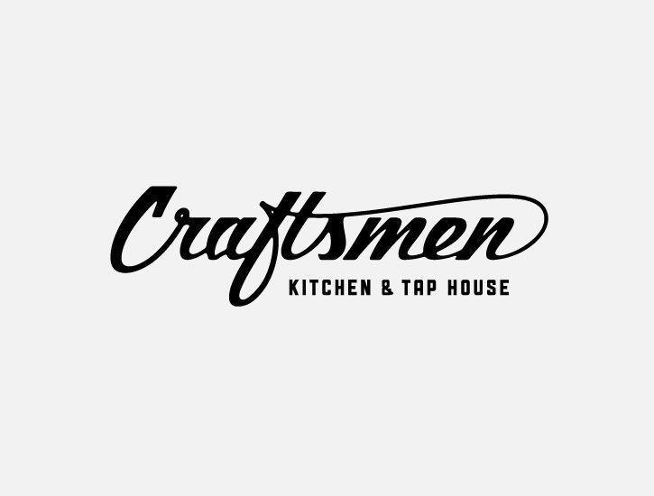 Craftsmen Logo - Craftsmen Kitchen & Tap House - I like the thickness variations and ...
