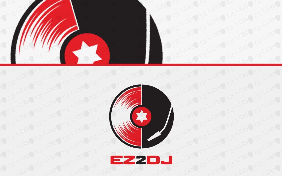 Disk Logo - DJ Logo. DJ Disk Music Logo