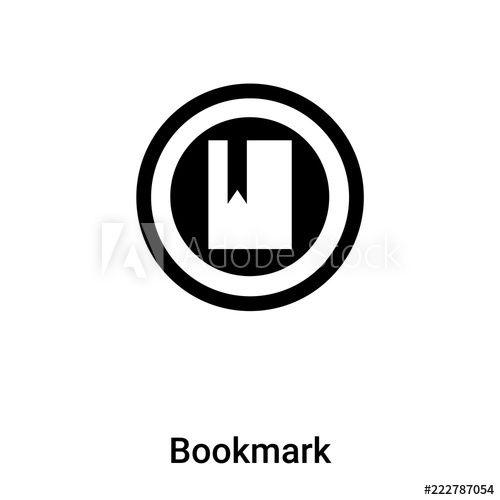 Bookmark Logo - Bookmark icon vector isolated on white background, logo concept of ...