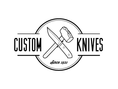 Knife Logo - Custom Knives Logo by Shawn Murdock | Dribbble | Dribbble