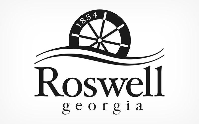 Waterwheel Logo - Roswell's new logo includes water wheel once again | North Fulton ...