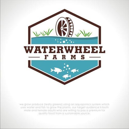 Waterwheel Logo - Create a logo for Waterwheel Farms new & sustainable way
