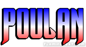 Poulan Logo - France Logo | Free Logo Design Tool from Flaming Text