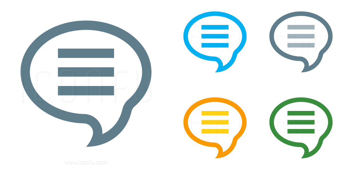 Annotation Logo - Message Icon