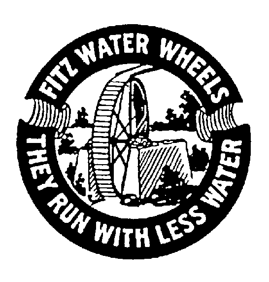Waterwheel Logo - Fitz Steel Overshoot Water Wheels, Bulletin 1928