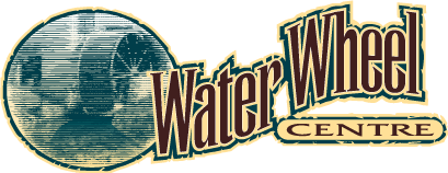 Waterwheel Logo - Historic Water Wheel Centre Office Building – Northville, MI