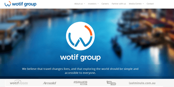 Wotif Logo - Expedia to acquire Wotif Group for $658 million | PhocusWire