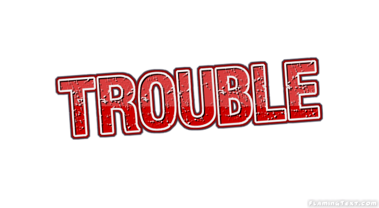 Trouble Logo - Trouble Logo. Free Name Design Tool from Flaming Text
