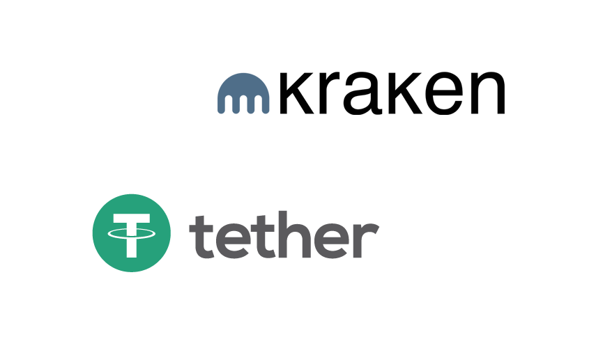 Tether Logo - Kraken announces support for Tether “crypto dollar” – CryptoNinjas