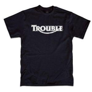 Trouble Logo - Trouble Logo Unisex T Shirt Triumph Norton Motorcycles