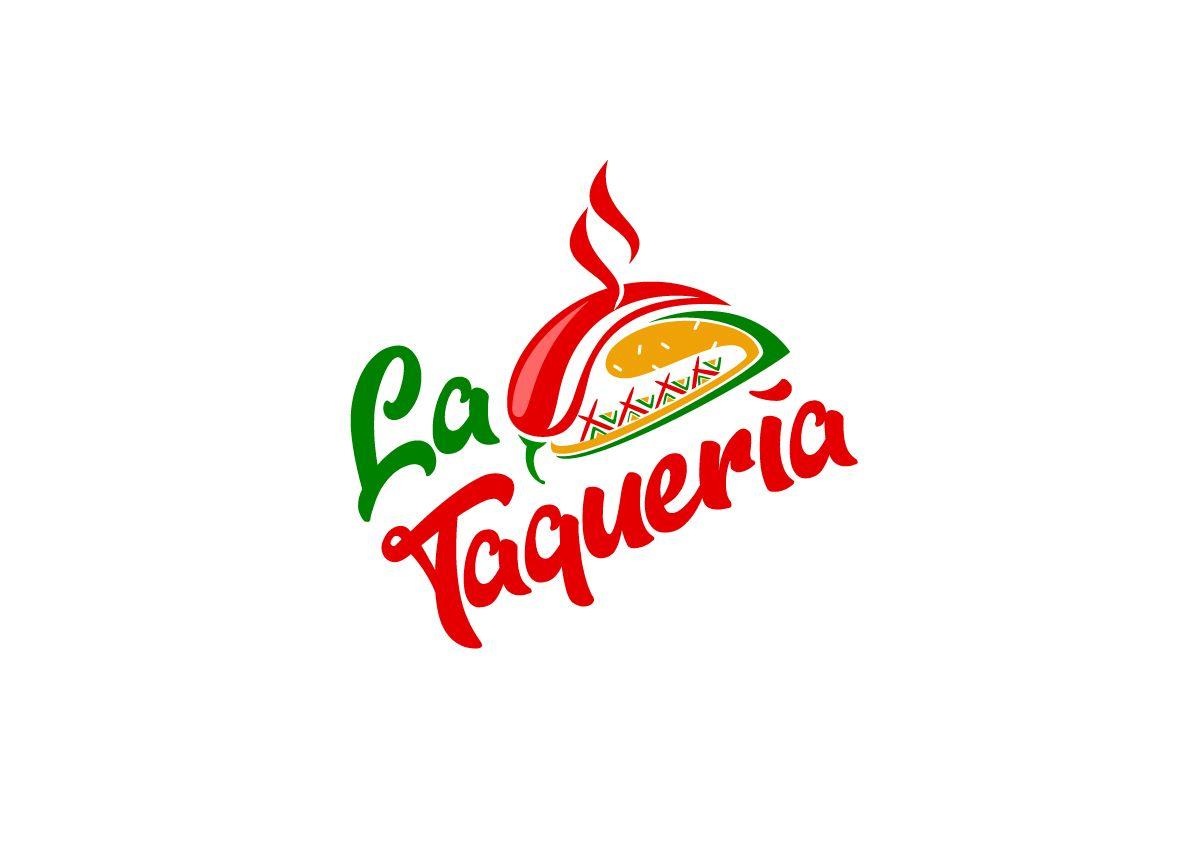 Taqueria Logo - Colorful, Economical, Mexican Café Logo Design for La Taquería TACOS ...