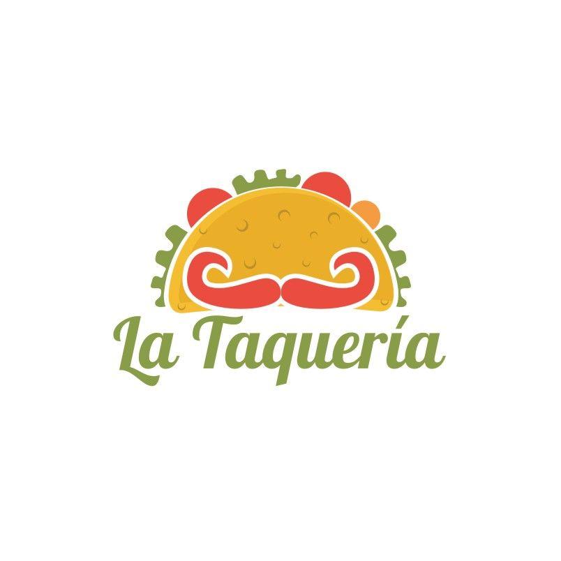 Taqueria Logo - Colorful, Economical, Mexican Café Logo Design for La Taquería TACOS ...