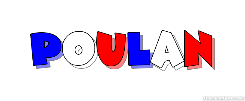 Poulan Logo - France Logo. Free Logo Design Tool from Flaming Text