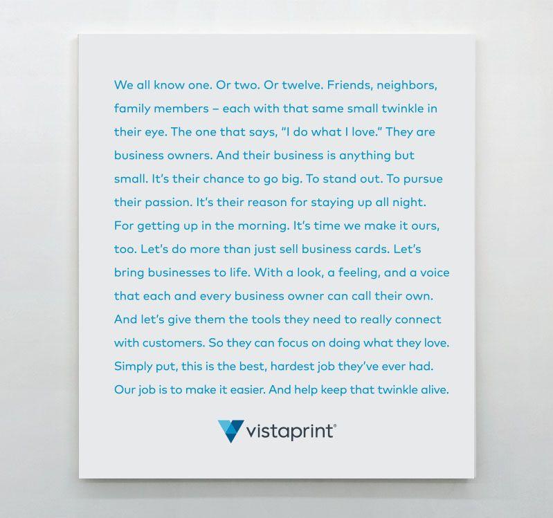 Vistaprint Logo - Brand New: New Logo and Identity for Vistaprint by Tank Design and ...