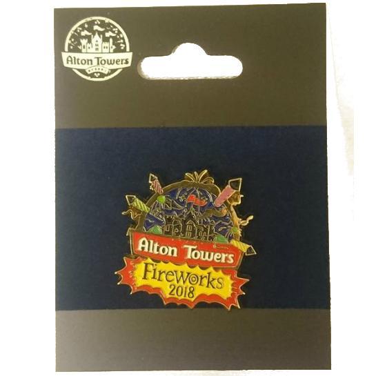 Fireworks Logo - 2018 Fireworks Logo Pin Badge – Alton Towers Resort Online Shop