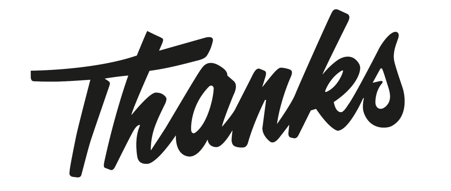 Thanks Logo - Thanks – Atomik Pop!