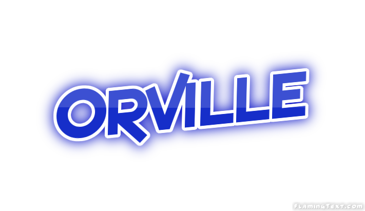 Orville Logo - United States of America Logo. Free Logo Design Tool from Flaming Text