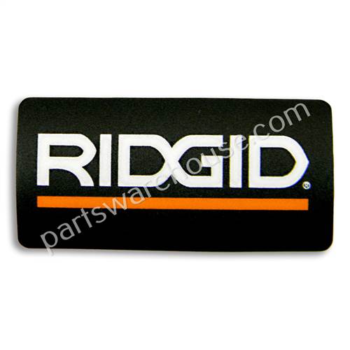 RIDGID Logo - Ridgid Logo Label #RG-940114161 - Tool Parts and Accessories ...