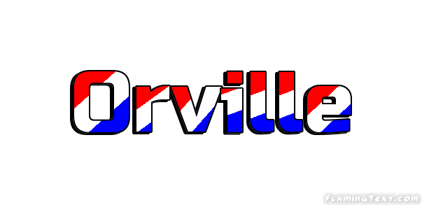 Orville Logo - United States of America Logo. Free Logo Design Tool from Flaming Text