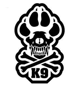 K9 Logo - MSM K9 UNIT POLICE DOGS TACTICAL MORALE MILITARY CAR WINDOW DECAL ...