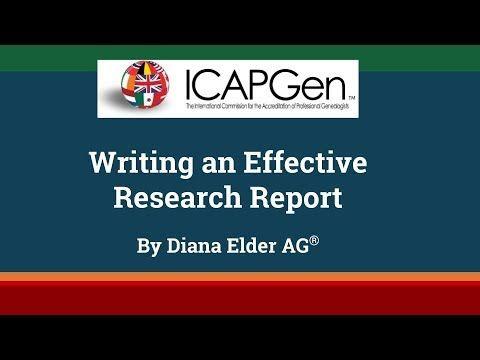 ICAPGen Logo - Writing an Effective Research Report - YouTube