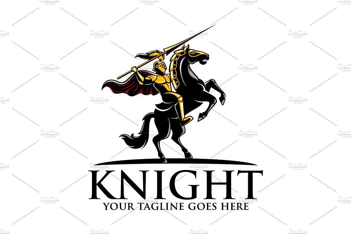 Knight Logo - Knight V.2 ~ Logo Templates ~ Creative Market