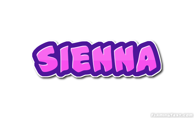 Sienna Logo - Sienna Logo. Free Name Design Tool from Flaming Text