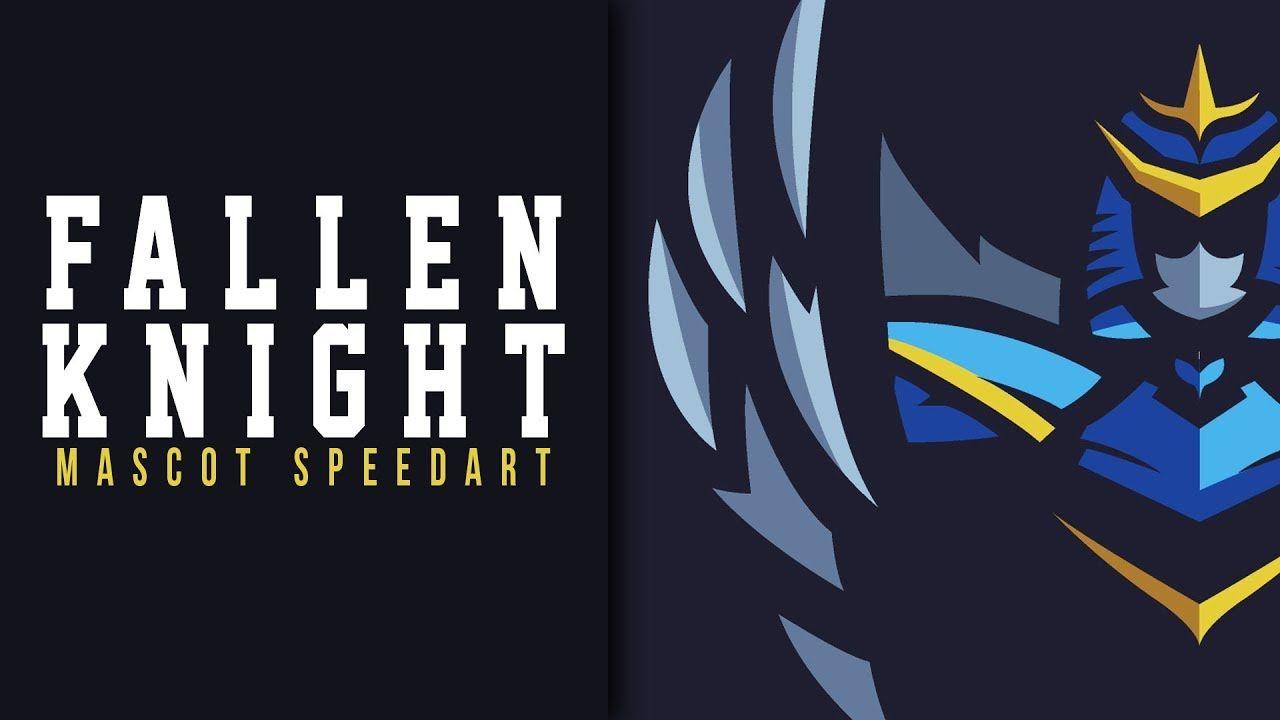 Knight Logo - Fallen Knight eSport Mascot Logo | Adobe Illustrator - YouTube
