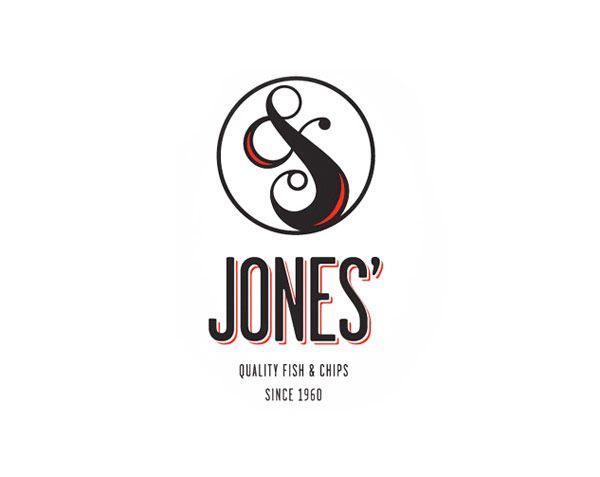 Jones Logo - Jones' Fish & Chips - Brand Identity by Andreas Neophytou