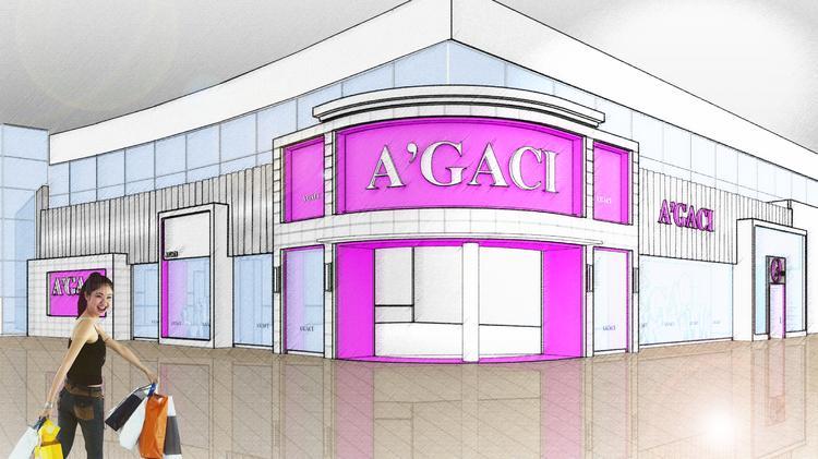 A'GACI Logo - A'GACI coming to Westfield Citrus Park Mall Bay Business Journal