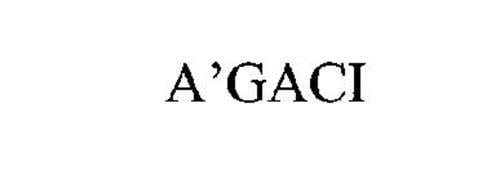 A'GACI Logo - A'GACI Trademark of A'GACI, L.L.C.. Serial Number: 76652908 ...