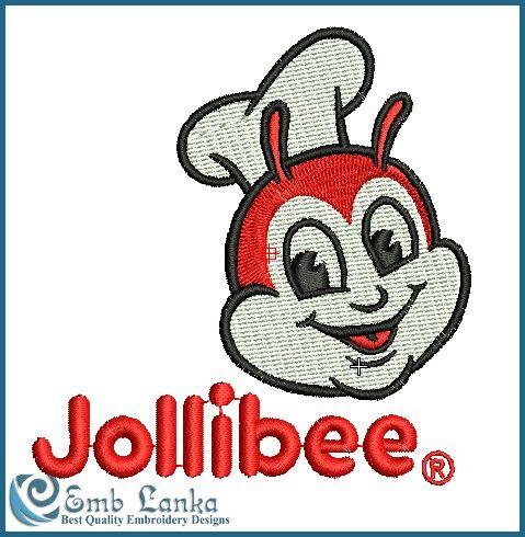 Jollibee Logo - Jollibee Logo Embroidery Design | Emblanka.com