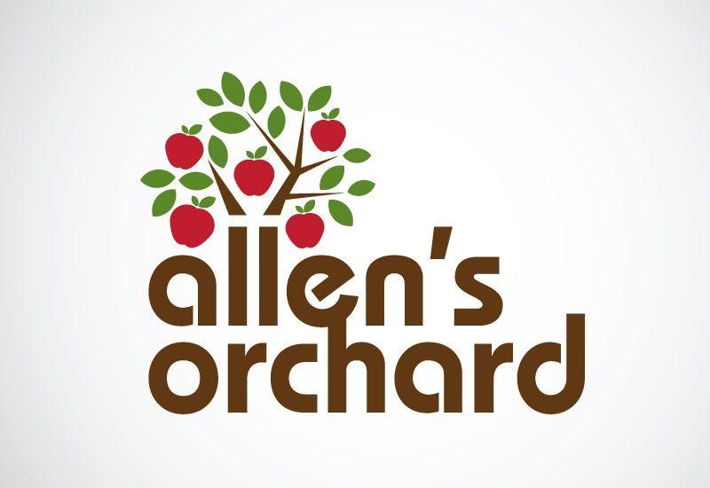 Orchard Logo - Allen's Orchard - Freelance Graphic Designer