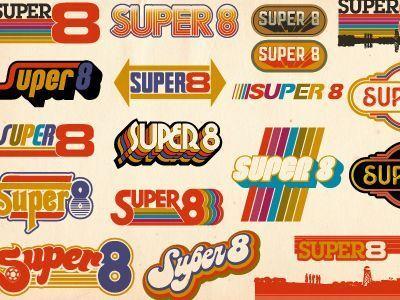 Seventies Logo - Super 8 | 1970s style | Logo design, Retro logos, Logos