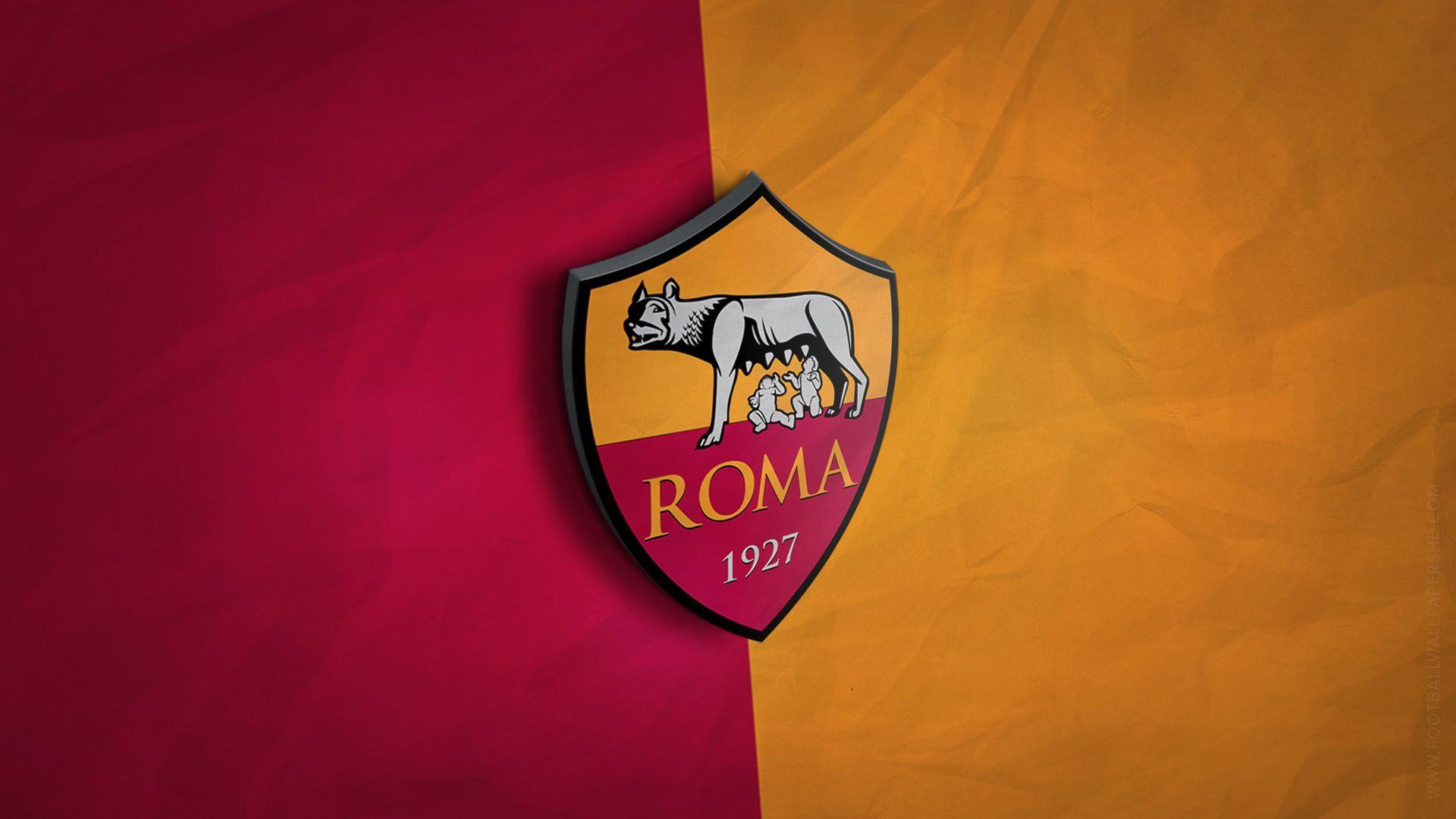 Roma Logo - AS Roma 3D Logo Wallpaper. Football Wallpaper HD. As
