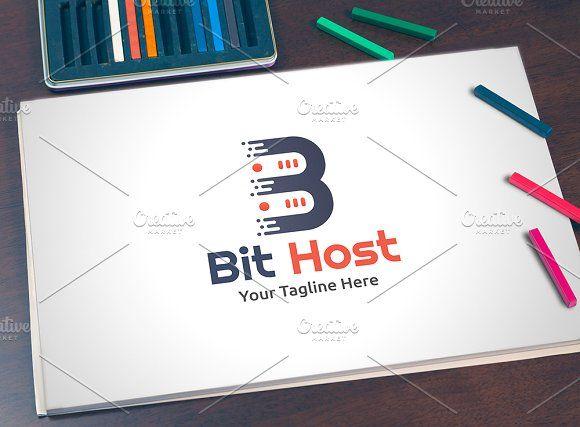 Host Logo - Bit Host - Logo Template ~ Logo Templates ~ Creative Market