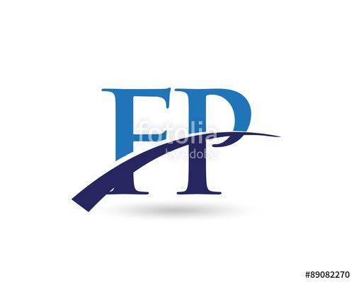 FP Logo - FP Logo Letter Swoosh Stock Image And Royalty Free Vector Files