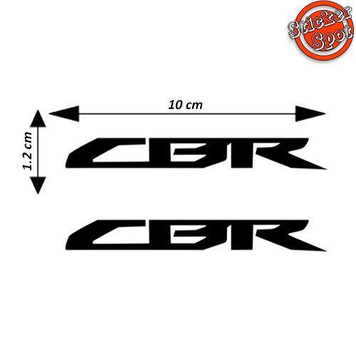 Casco Logo - Kit 2 Adesivi Honda Cbr RR 600 1000 Logo New Vinile Decalco Moto