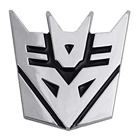 Tansformer Logo - Automaze Metal Transformer Deception 3D Logo Badge for All Cars ...