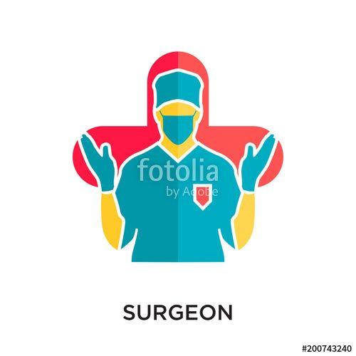 Surgeon Logo - surgeon logo isolated on white background for your web, mobile