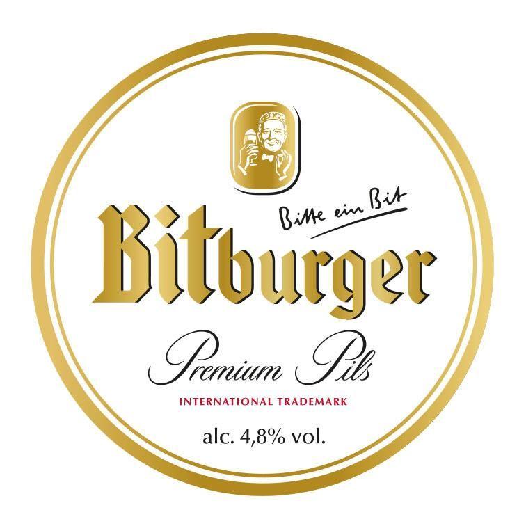 Bitburger Logo - BITBURGER 50L 4.8%