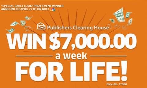 Pch.com Logo - Don't Miss Out! The Last Day To Enter For $000.00 A Week For Life