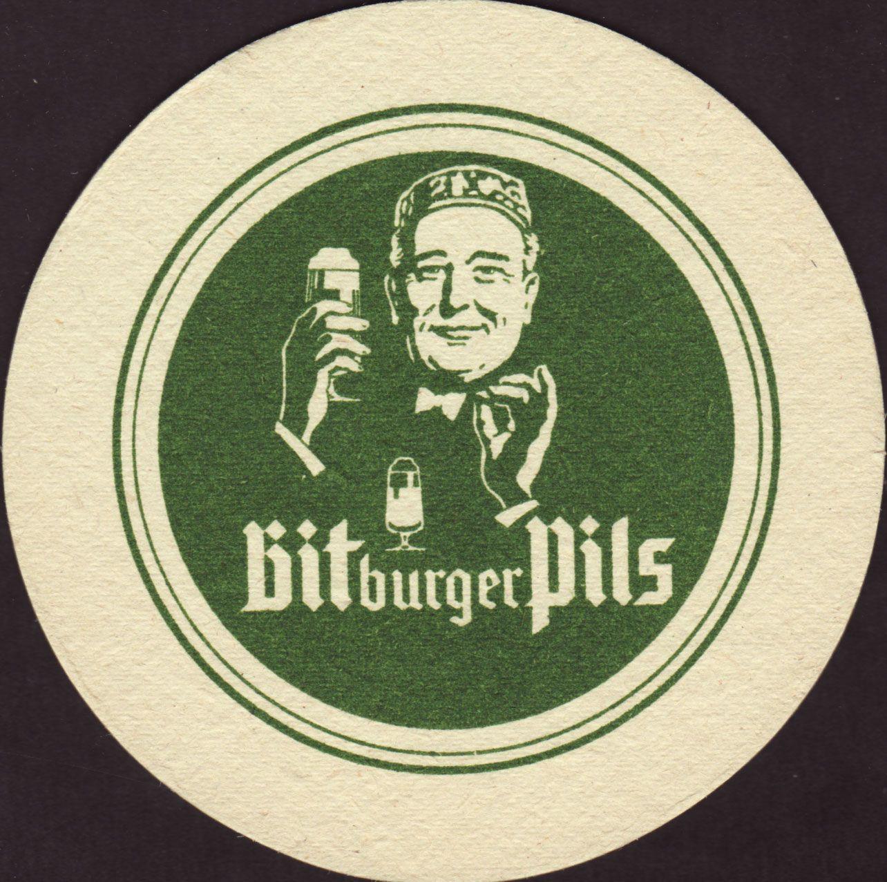 Bitburger Logo - Beer Coaster Number 1 4. Brewery Bitburger - City