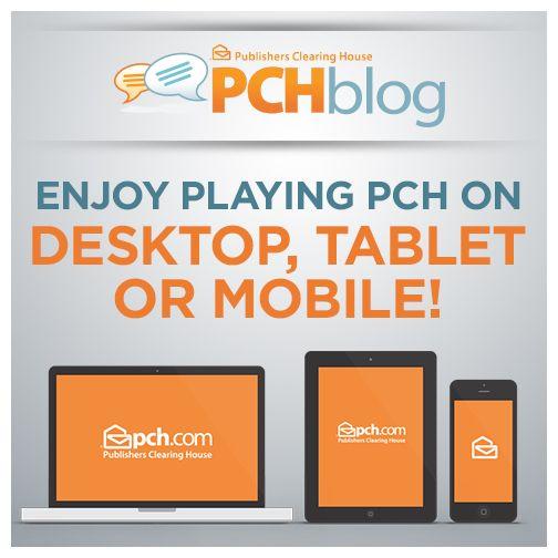 Pch.com Logo - Want MORE Chances To Win? Play PCH On Desktop, Tablet AND Mobile ...