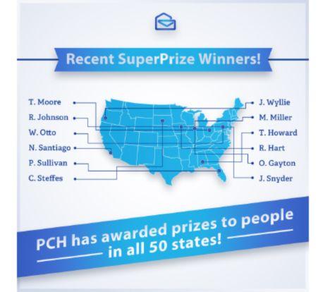 Pch.com Logo - PCH Has Awarded Prizes in All 50 States!
